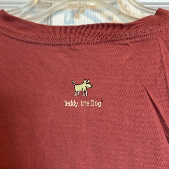 Teddy The Dog men’s red “don’t even ask” dog short sleeve t-shirt size XXL - Picture 7 of 8